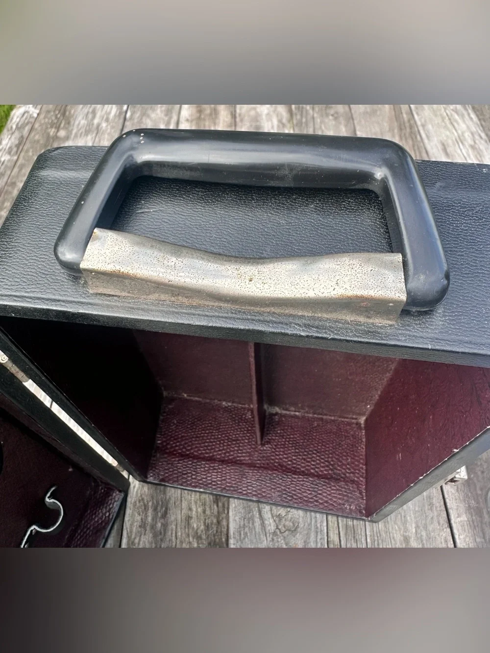 Vintage Ever-Wear Trav-L-Bar Portable Travel Bar Case Mid Century Cocktail Set